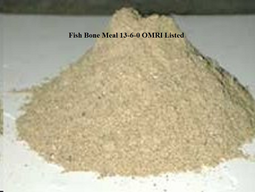 Fish Bone Meal 3160 OMRI Listed 450 lbs Greener Crew